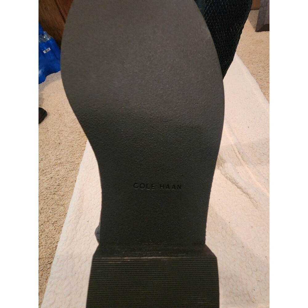 Cole Haan Isabell Black Leather Stretch Back Tall Riding Boots Womens Size 8.5 B - Picture 8 of 9